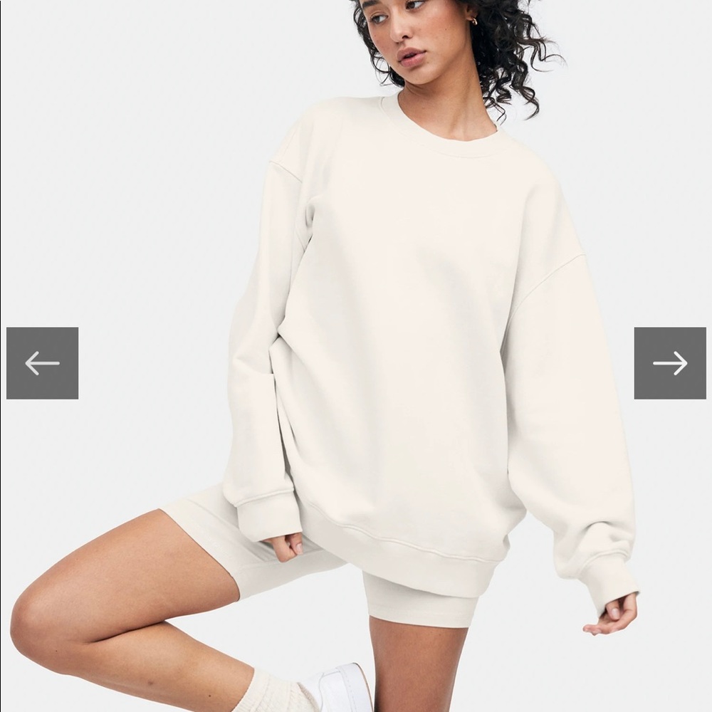 Mate the Label fleece oversized sweatshirt